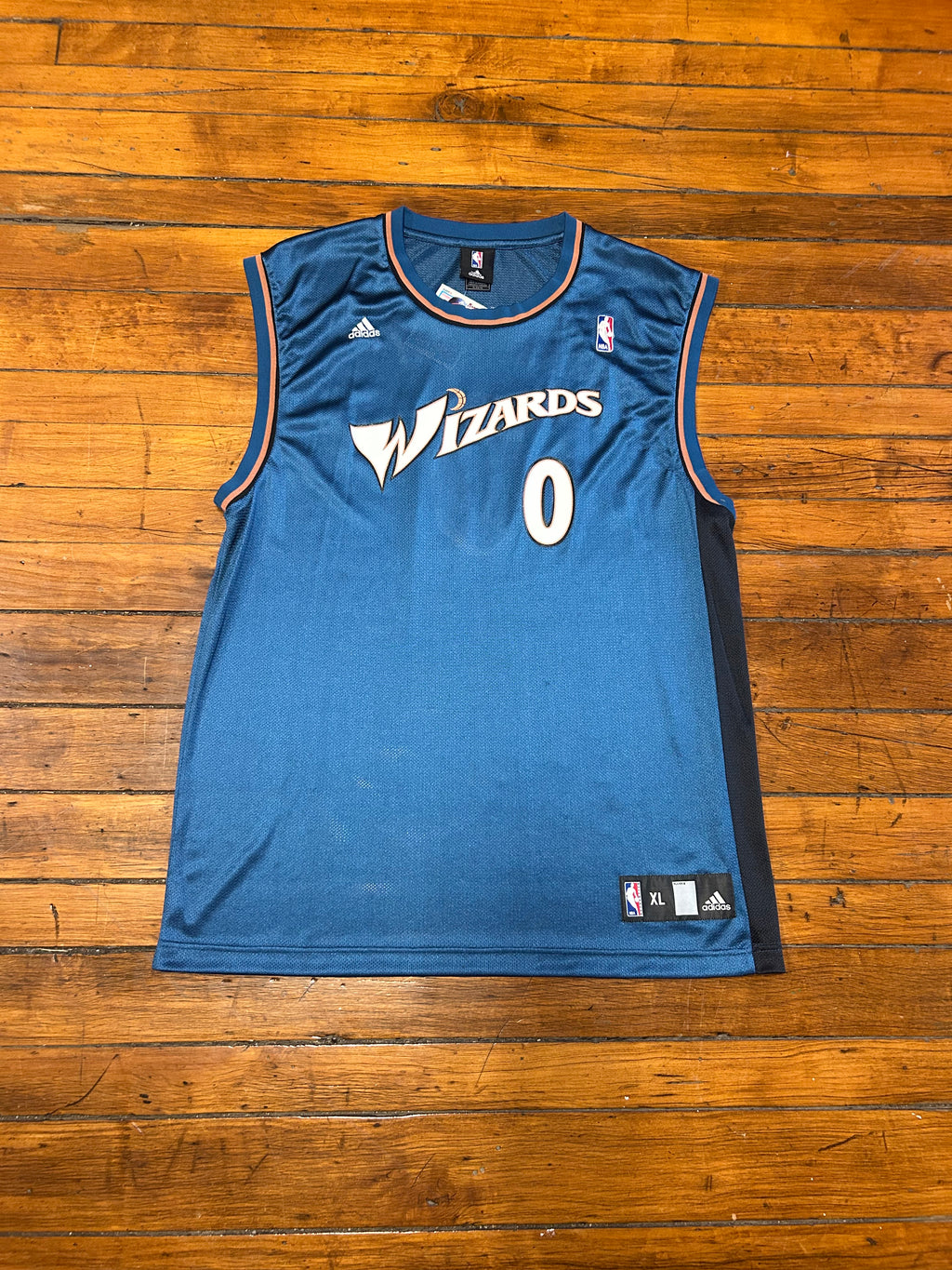 Washington Wizards Vintage Gilbert Arenas Jersey #0 Adidas