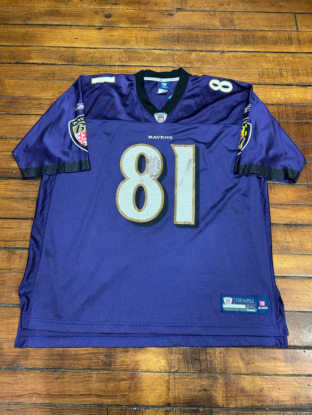 Baltimore Ravens Anquon Boldin #81 NFL Jersey Reebok