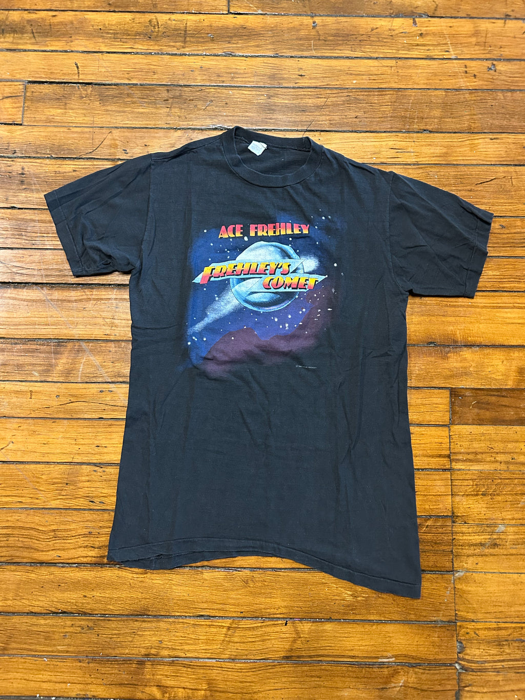 Ace Frehley’s Comet KISS Vintage Band T-Shirt Single Stitch