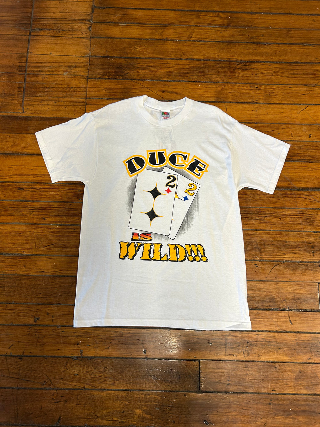Pittsburgh Steelers “Duce Wild” #22 Play Cards Graphic T-Shirt