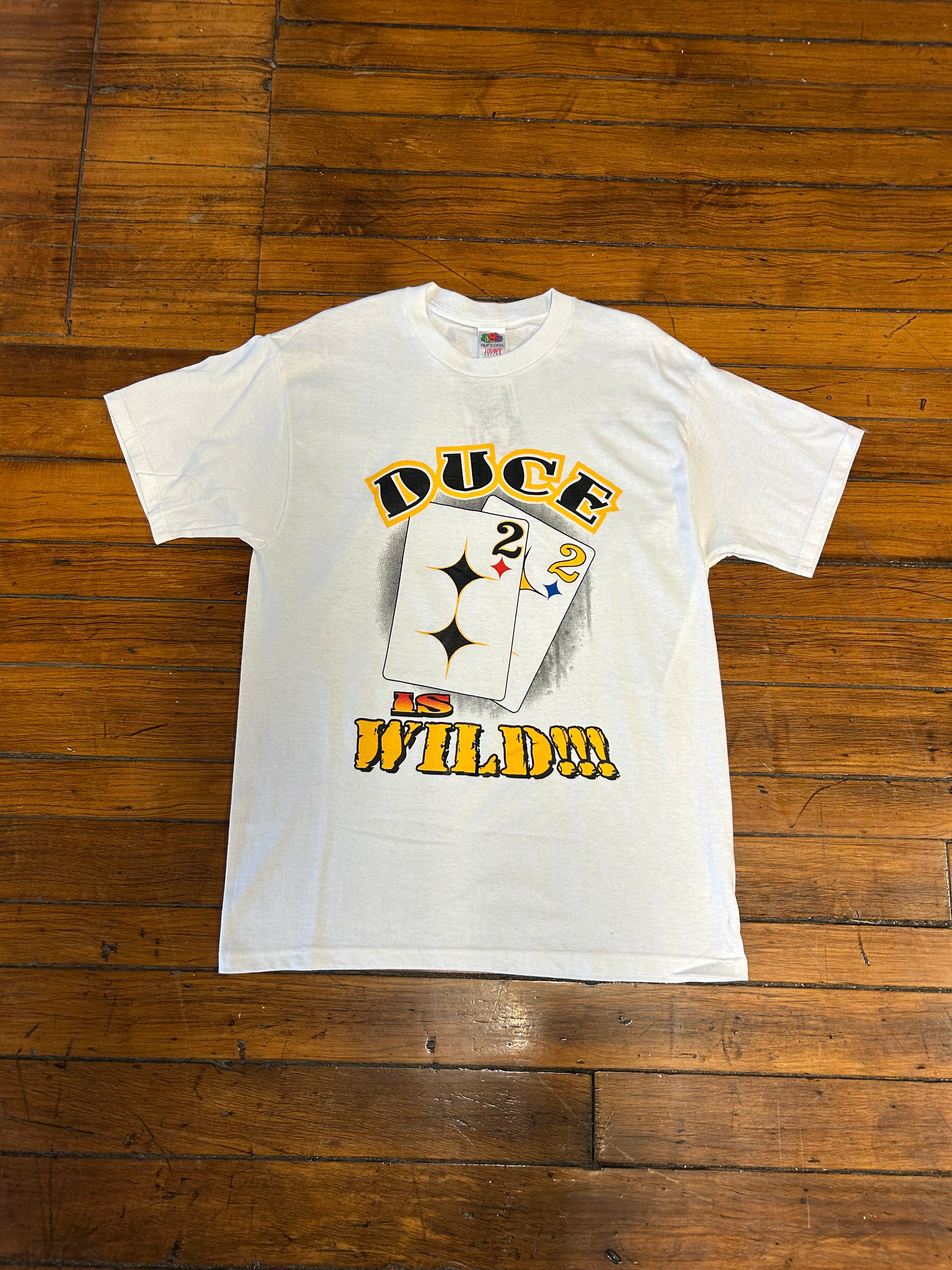 Pittsburgh Steelers “Duce Wild” #22 Play Cards Graphic T-Shirt