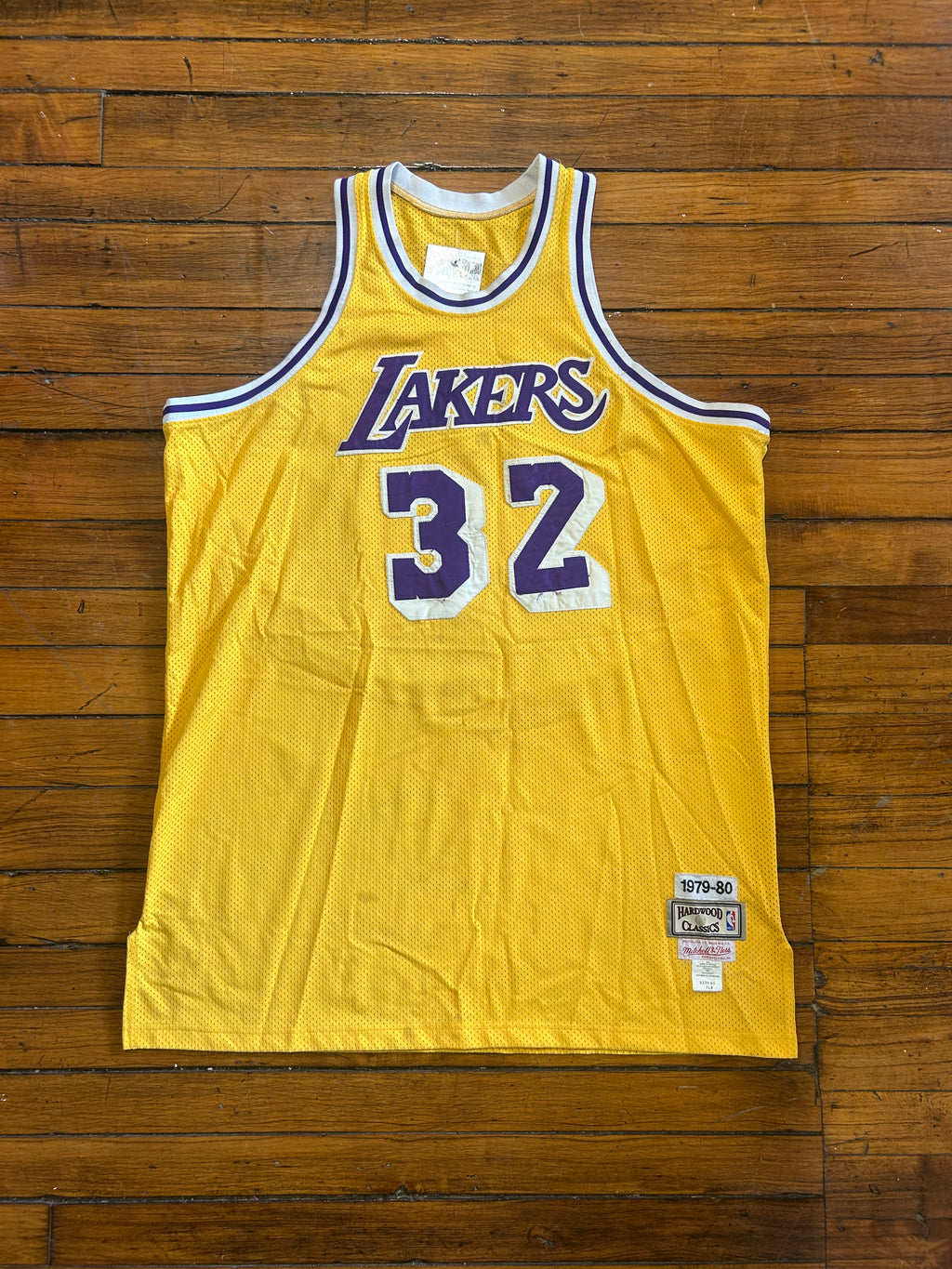 Los Angeles Lakers Magic Johnson #32 Hardwood Classics Vintage Jersey