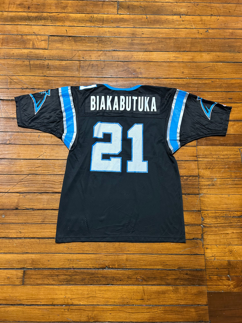Carolina Panthers Vintage Champion Tim Biakabutuka #21 Jersey