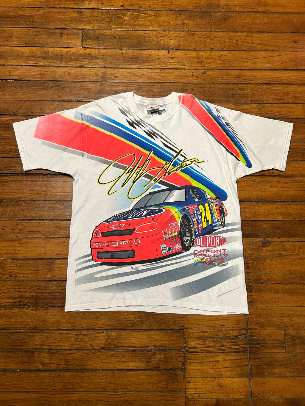 Jeff Gordon NASCAR Dupont All Over Print T-Shirt