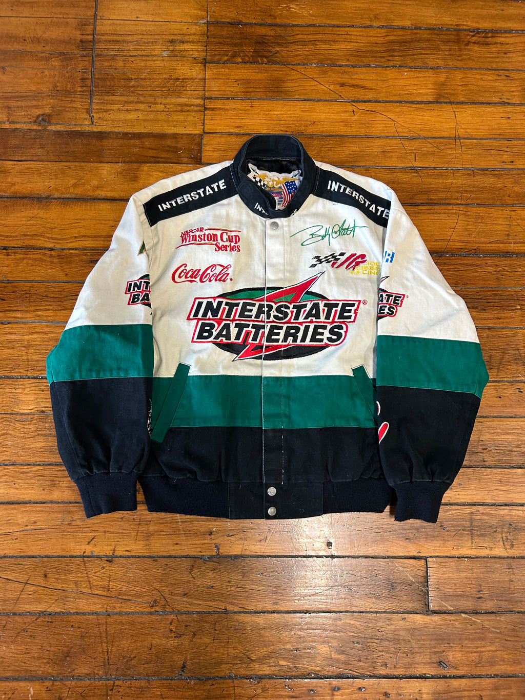 Interstate Batteries NASCAR Racing Jacket Bobby LaBonte #18