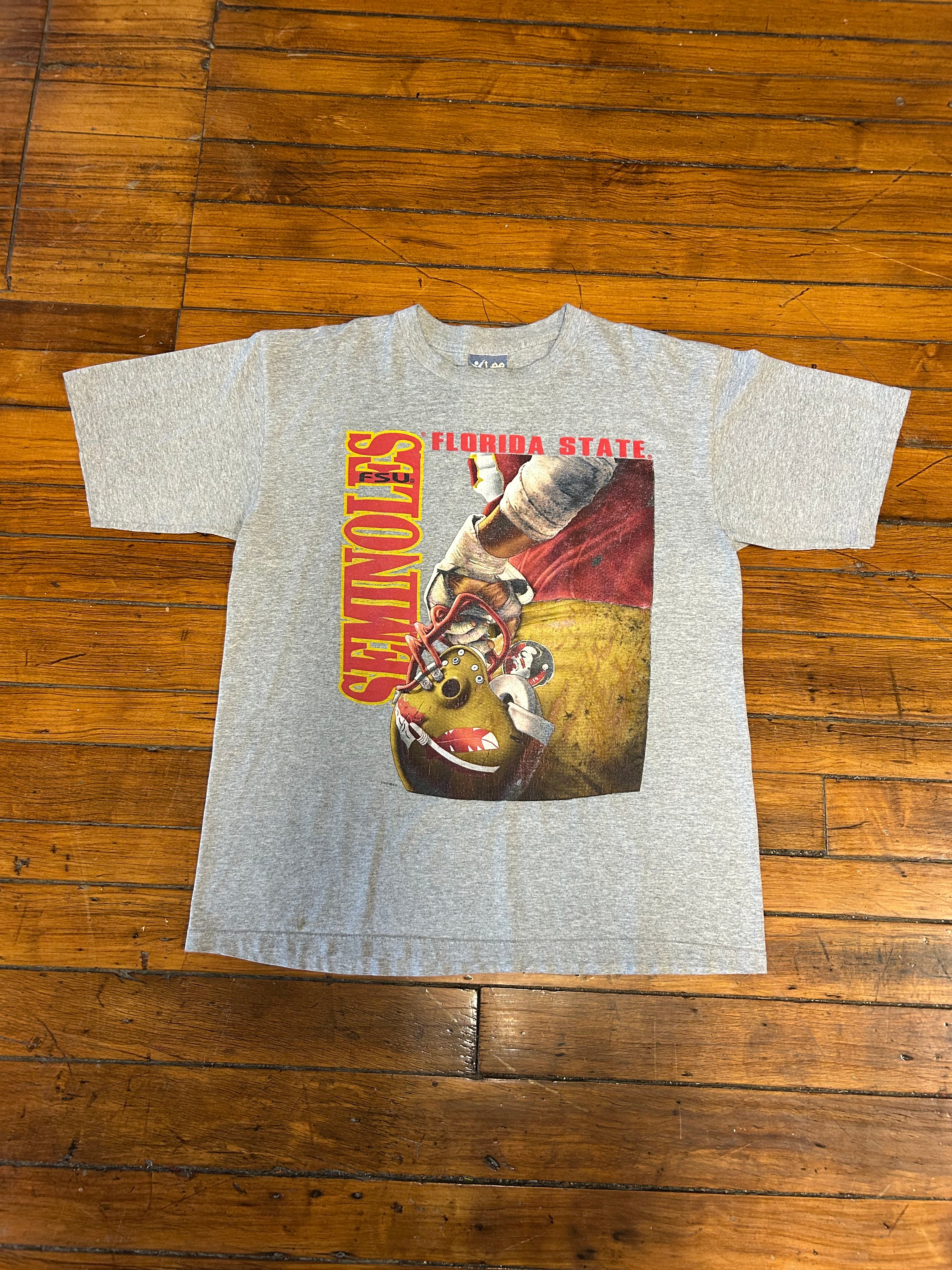 Florida St Seminoles Football Vintage T-Shirt Nutmeg Adult