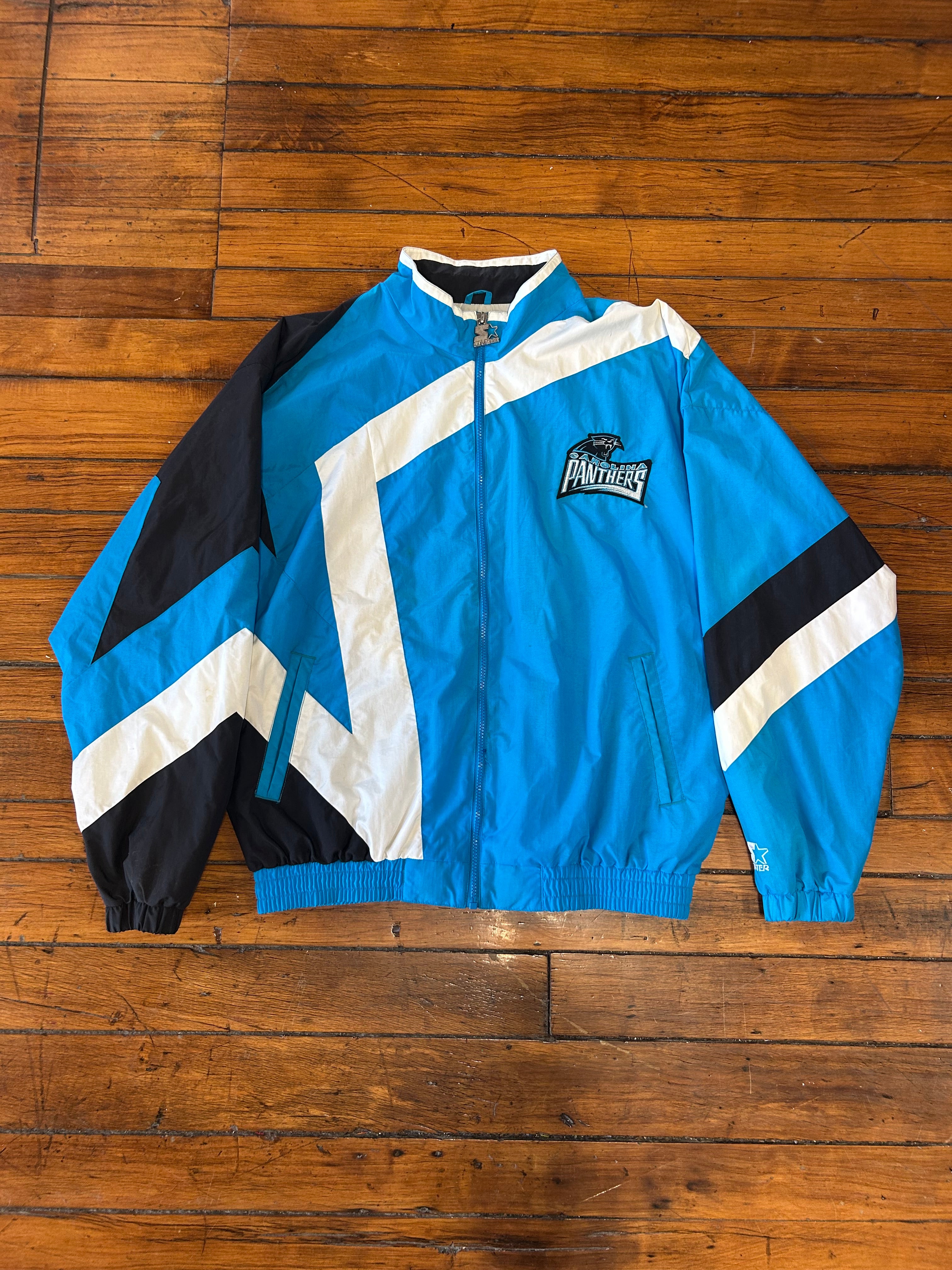 Carolina Panthers NFL Starter Vintage 90s Zip Up Jacket