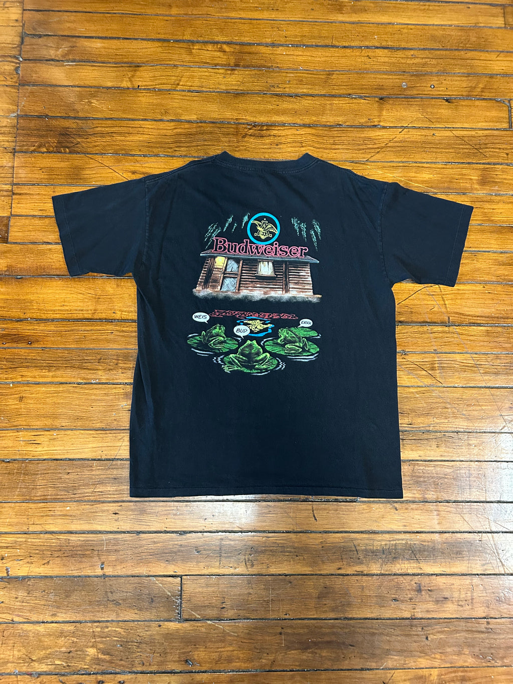 Vintage Alcohol Budweiser Beer 90s Single Stitch T-Shirt