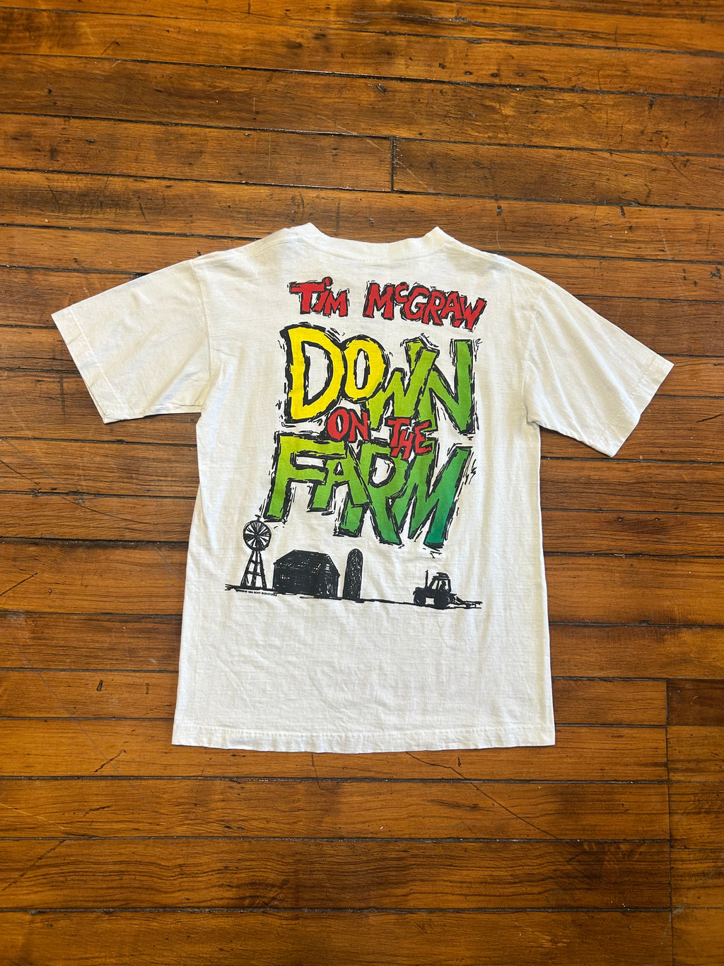 Tim McGraw “Down on the Farm” Vintage T-Shirt Single Stitch