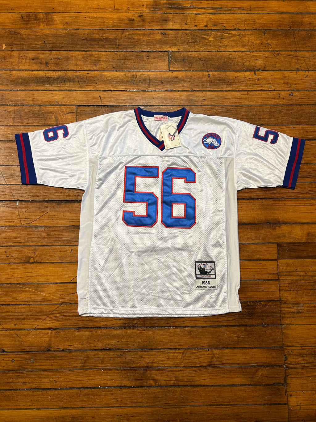 New York Giants Lawrence Taylor Mitchell & Ness #56 Jersey