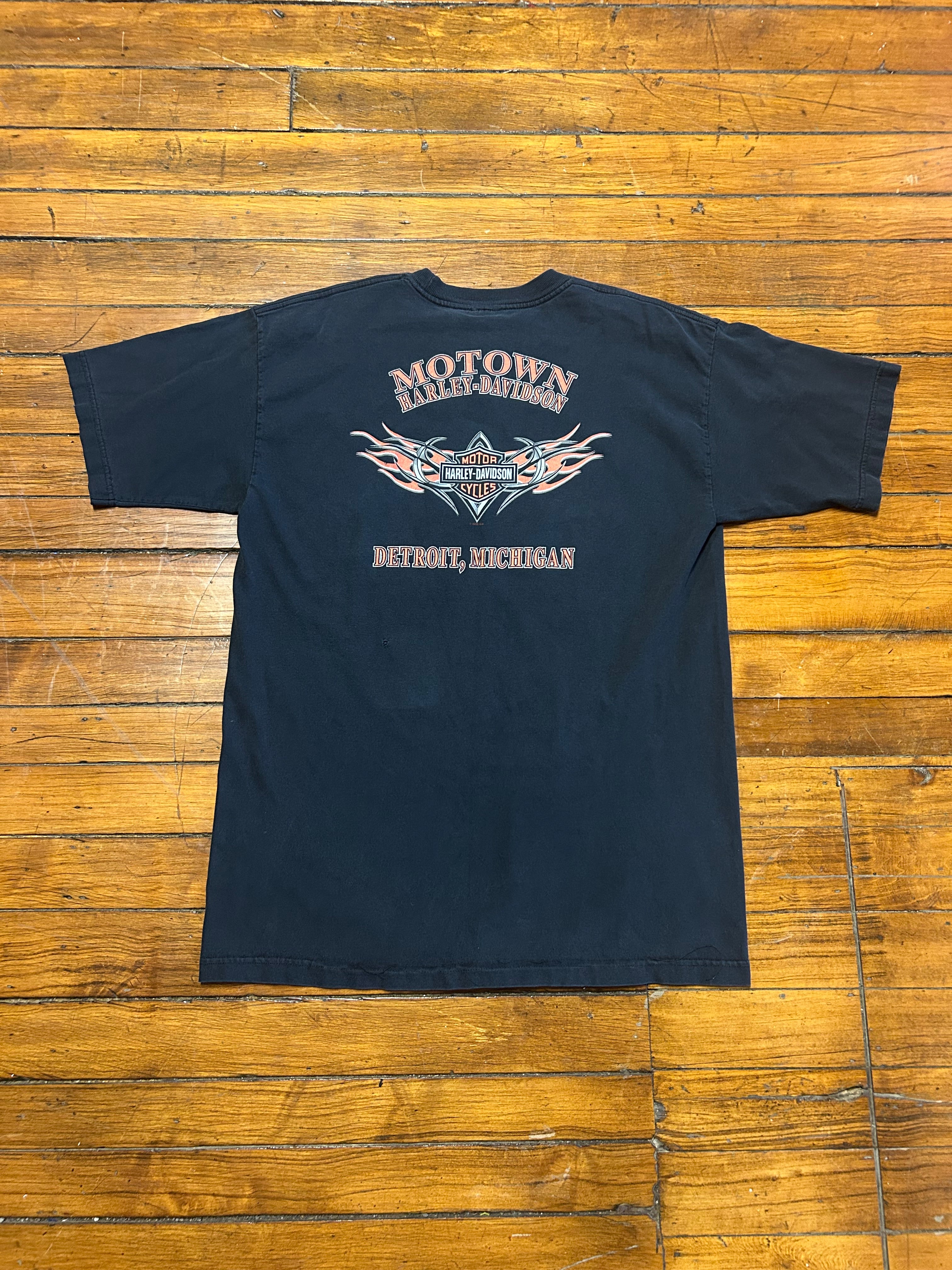 Harley Davidson Motorcycles “Detroit” Vintage T-Shirt