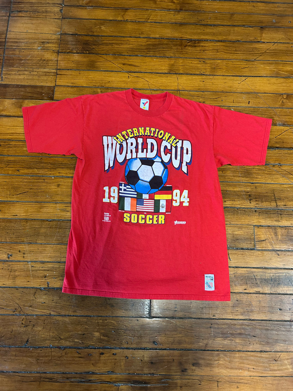 1994 Vintage International World Cup Artex Made in USA T-Shirt