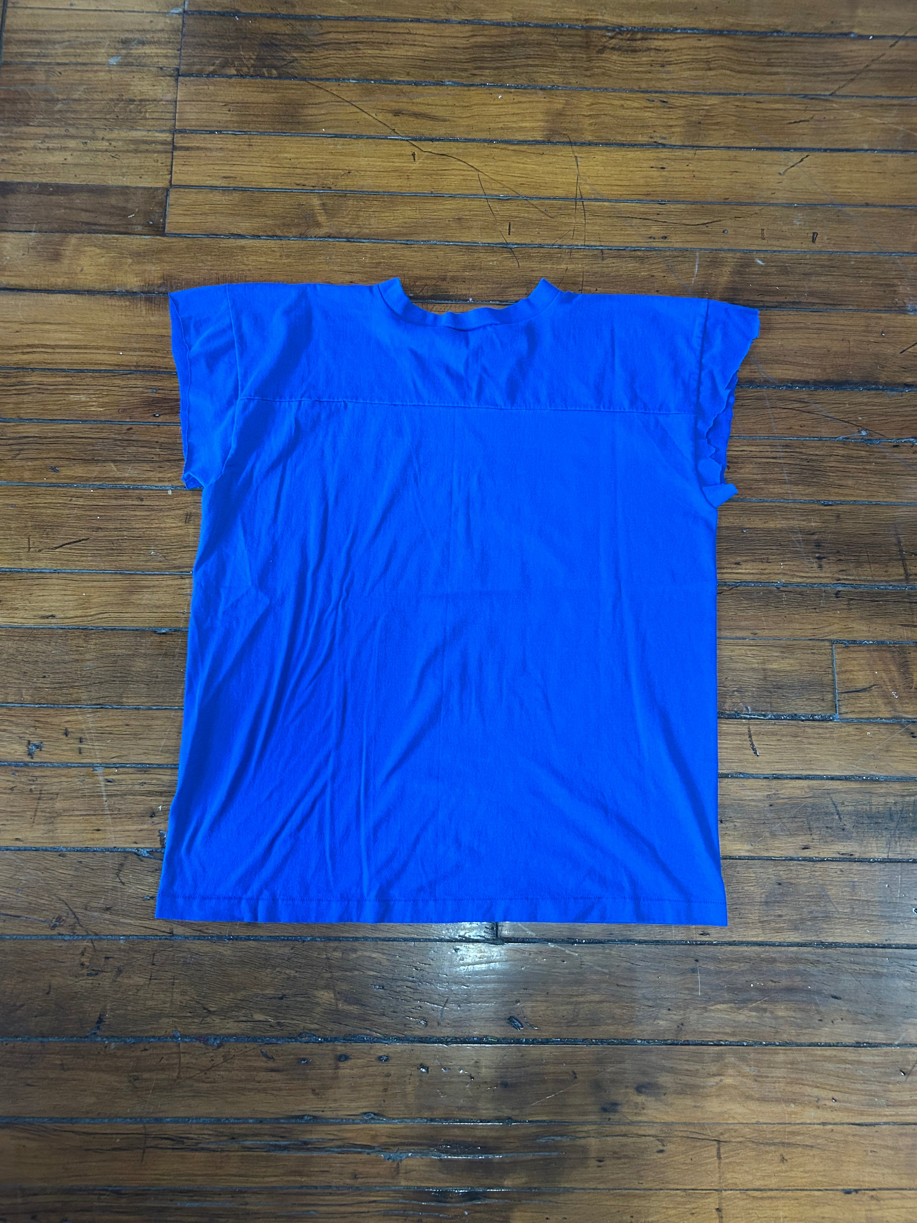 Buffalo Bills Vintage Trench Cut Off T-Shirt Adult