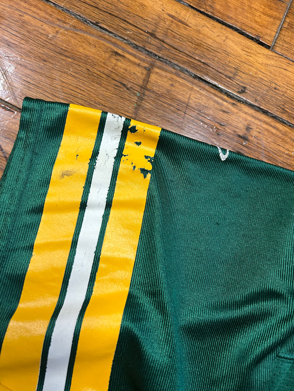 Green Bay Packers Brett Farve Logo Athletic Vintage Jersey