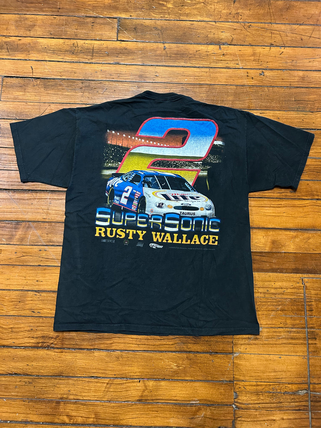Rusty Wallace NASCAR #2 Miller Lite “SuperSonic” Vintage Shirt