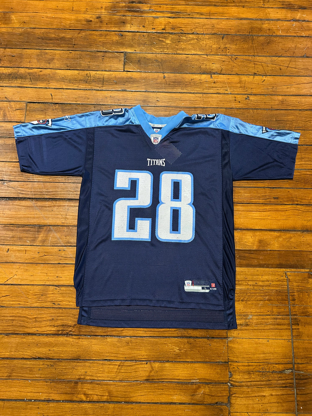 Tennessee Titans Chris Johnson #28 Reebok Jersey Retro