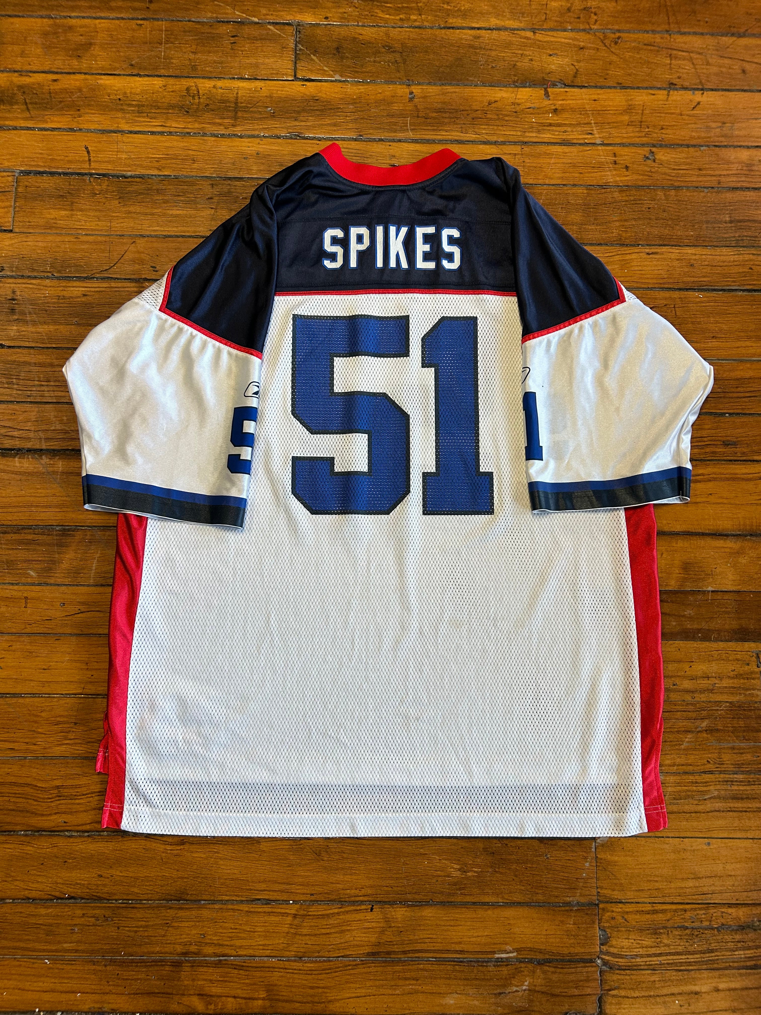 Buffalo Bills Takeo Spikes NFL #51 Jersey