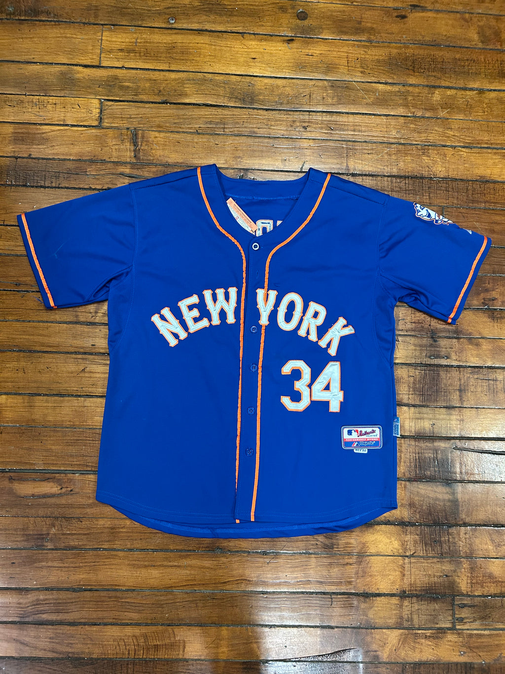 Noah Syndergaard New York Mets Majestic Coolbase Jersey #34