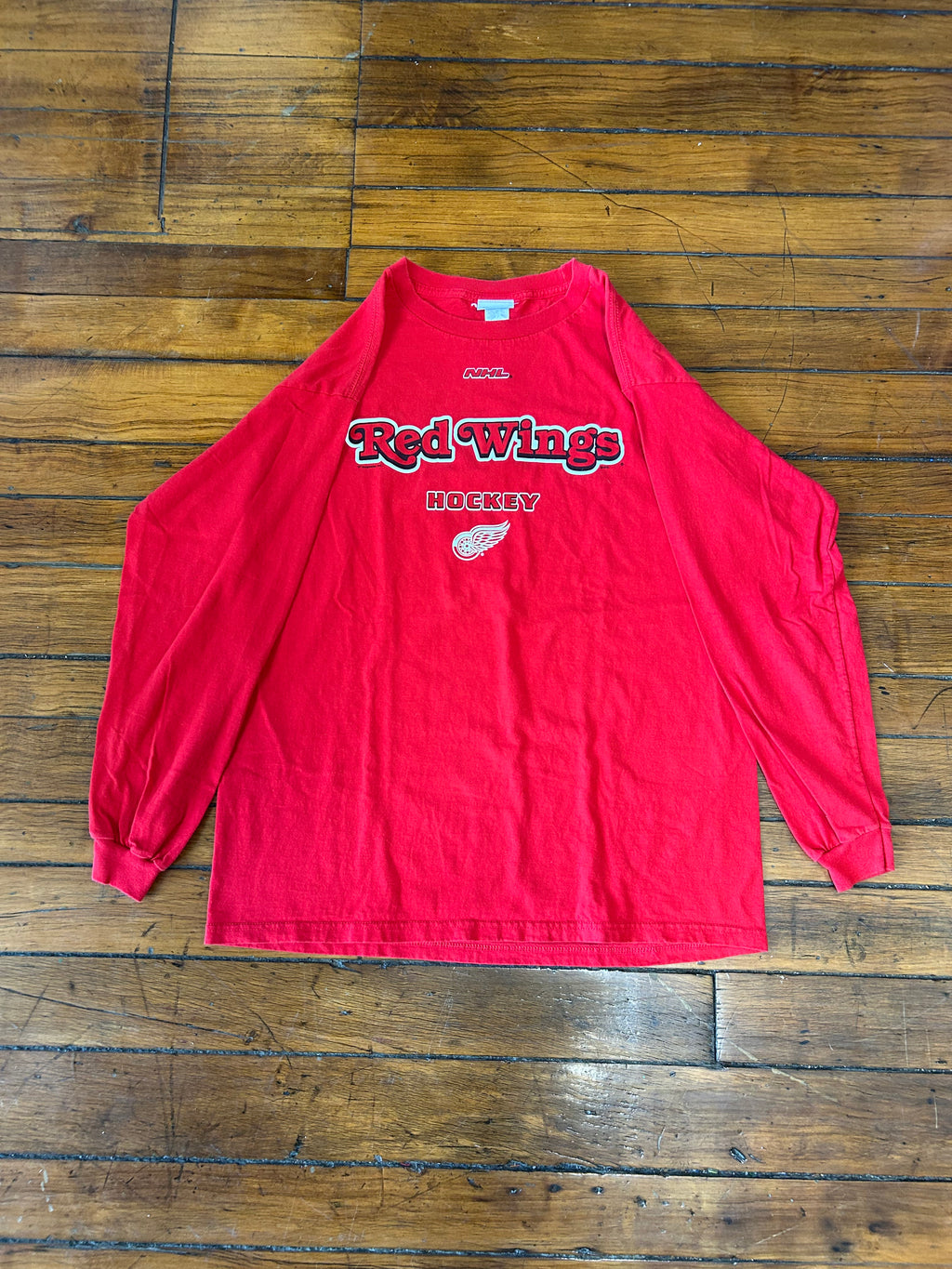 Detroit Red Wings NHL Vintage CSA Long Sleeve Shirt