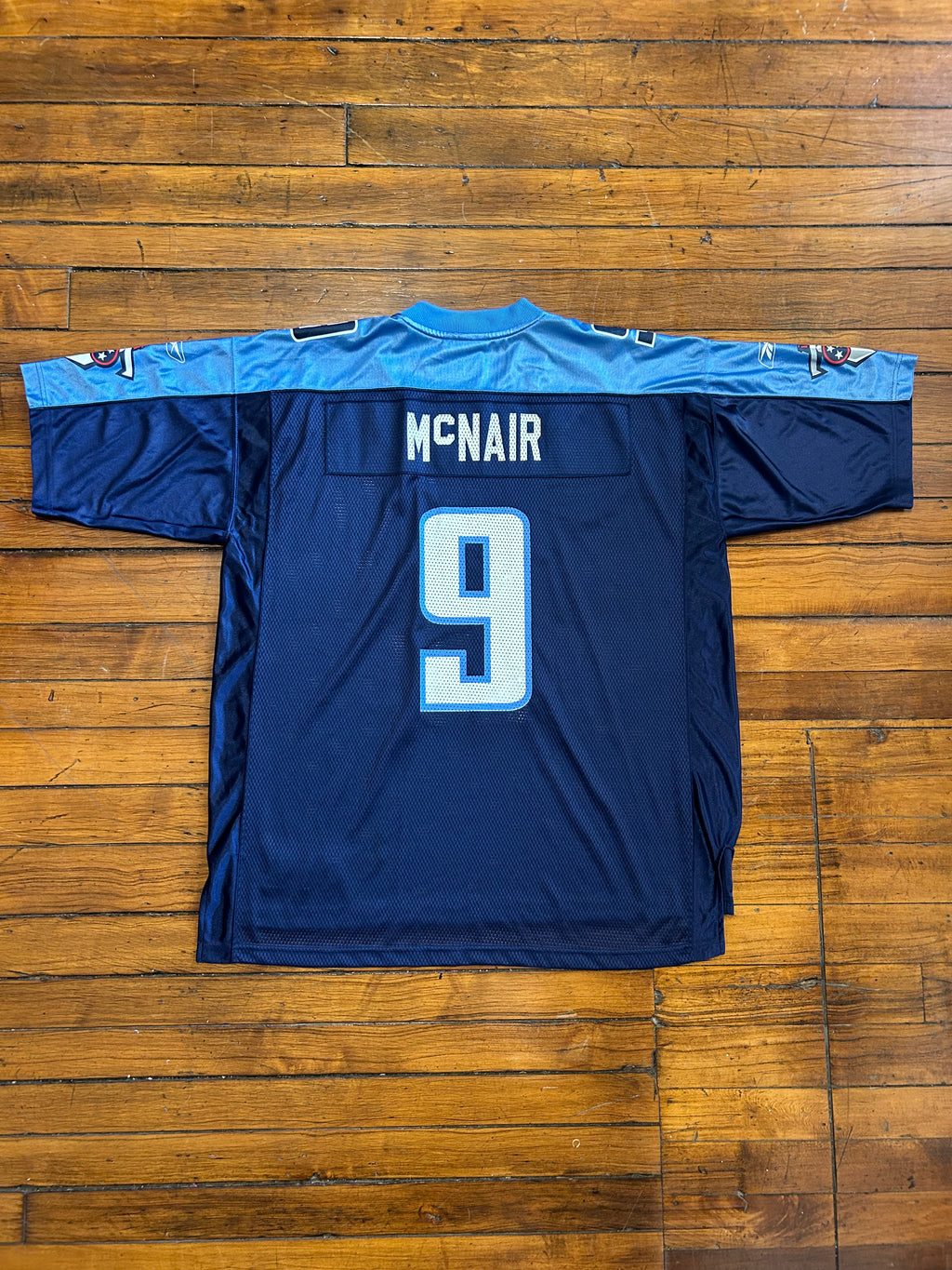 Steve McNair Tennessee Titans Reebok Jersey #9 Adult