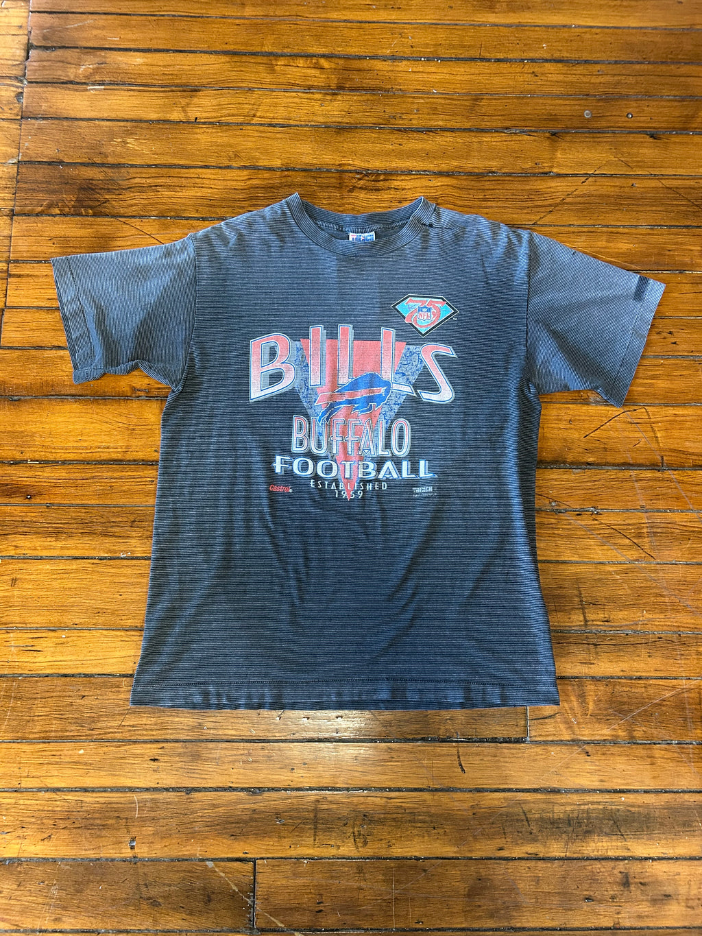 Buffalo Bills Trench NFL 75 Anniversary Vintage Shirt