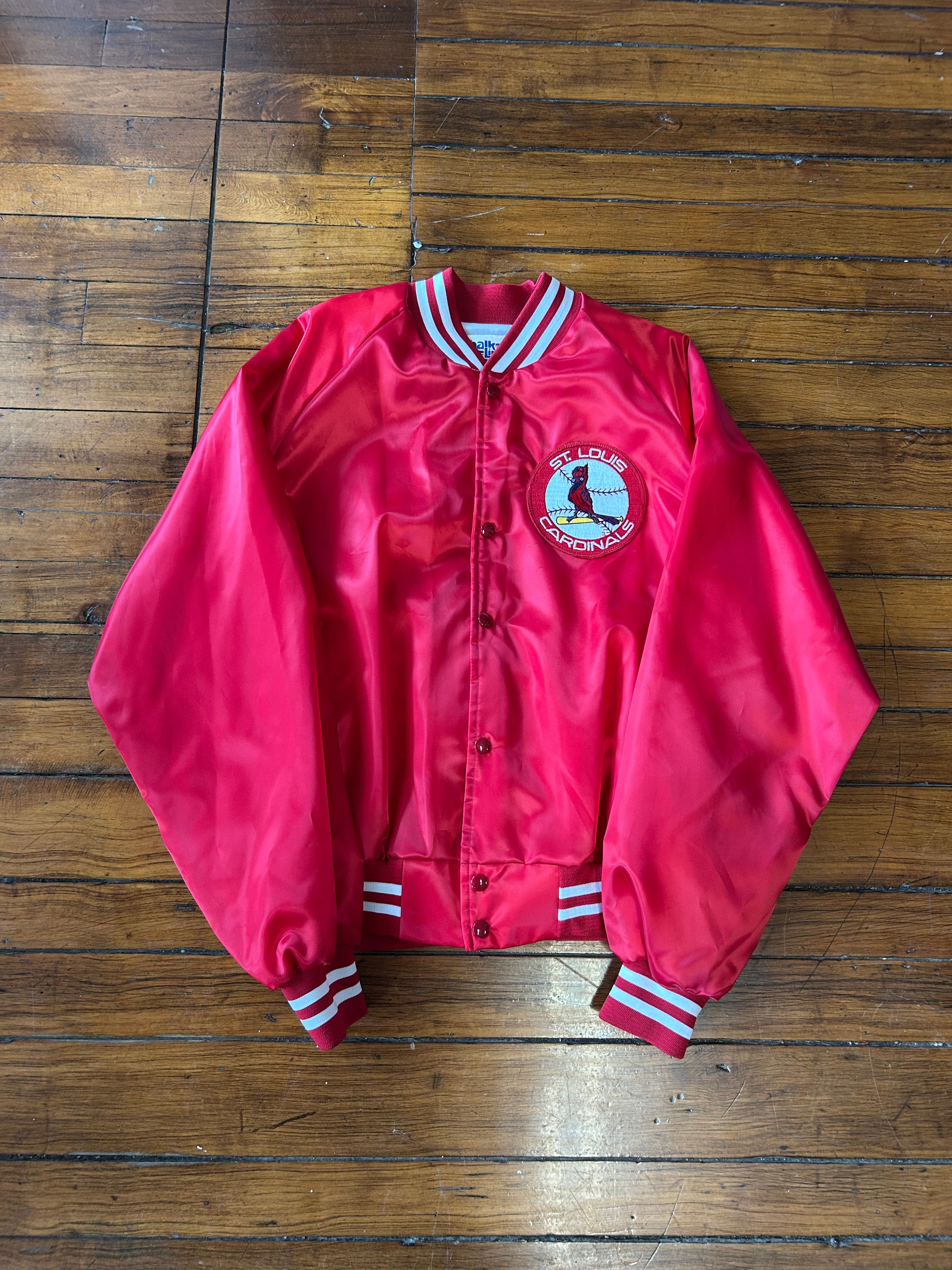 St Louis Cardinals Vintage MLB Starter Satin Jacket