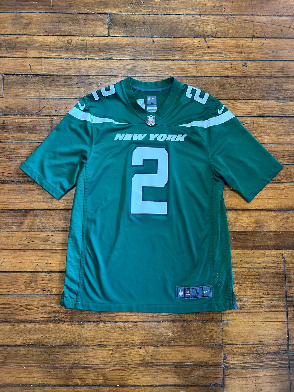 New York Jets Zach Wilson #2 Nike On Field Jersey Adult